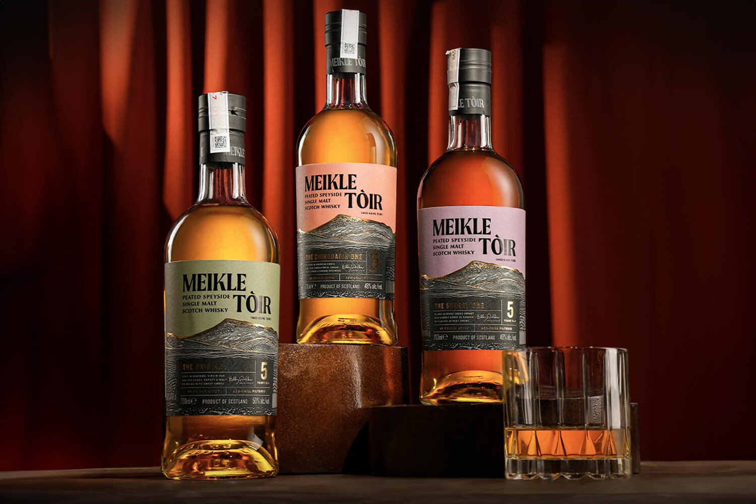 Hương vị whisky Meikle Tòir thanh tao, êm dịu với hương vị khói than bùn từ St. Fergus