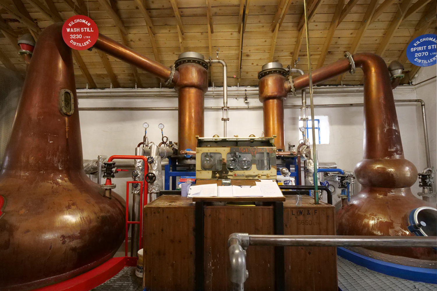 Nồi chưng cất Wash Still tại Kilchoman