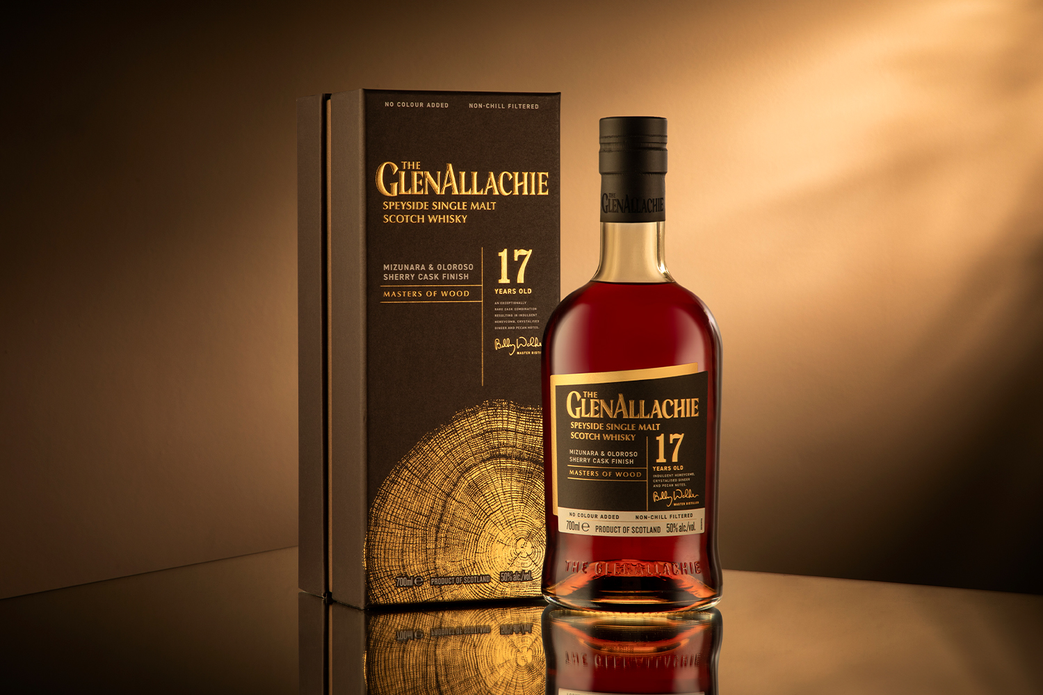 Rượu whisky single malt GlenAllachie Mizunara & Oloroso Cask Finish 17 Year Old