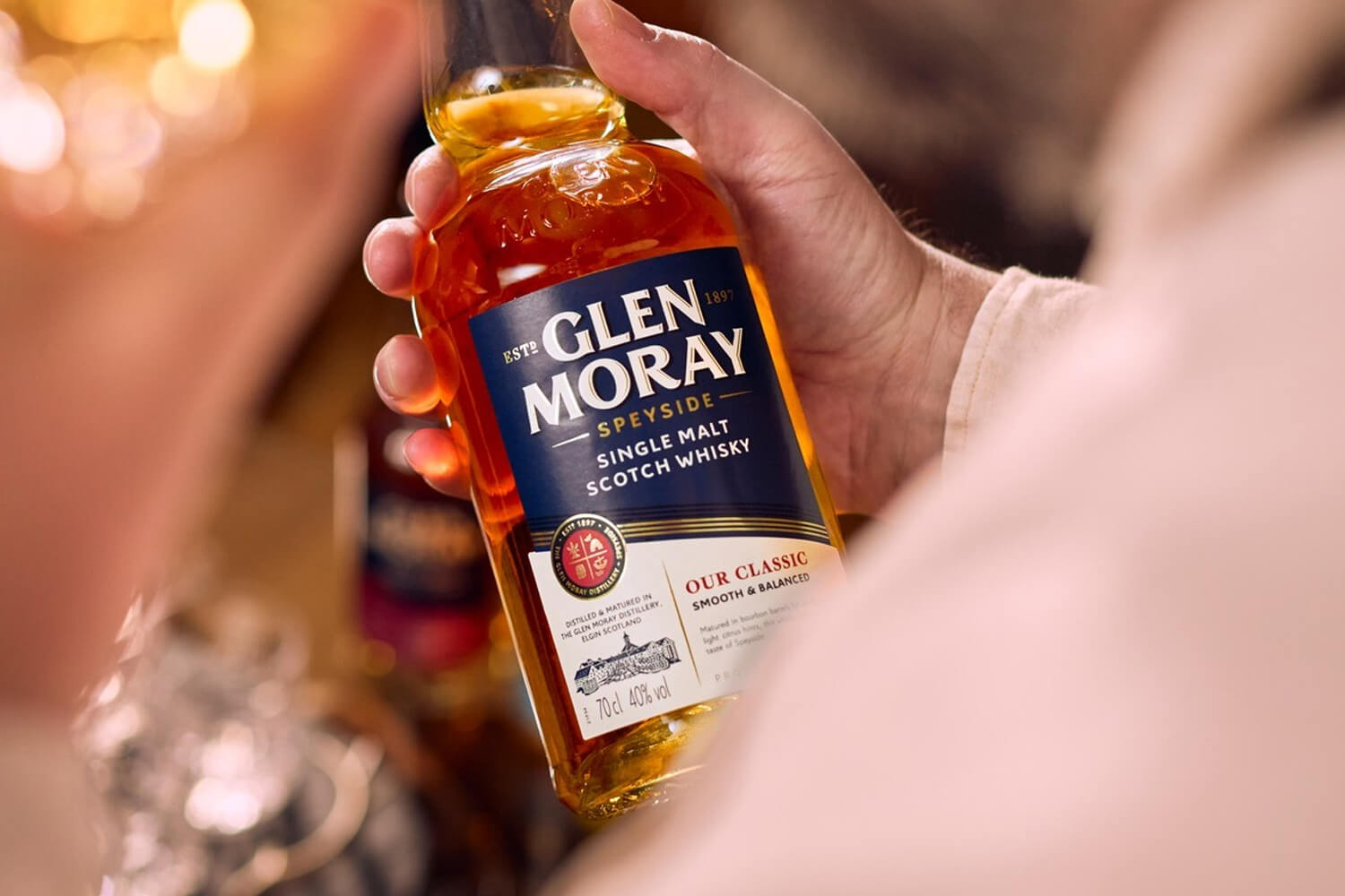 Nồng độ 40% của rượu whisky là độ cồn lý tưởng để mang đến hương vị whisky đậm đà cùng cấu trúc tròn trịa đặc trưng
