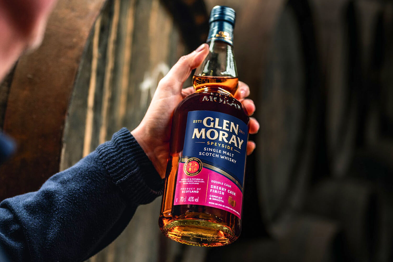 Glen Moray Sherry Cask Finish - Dòng whisky single malt trong thùng ủ Sherry được nhiều tín đồ yêu thích