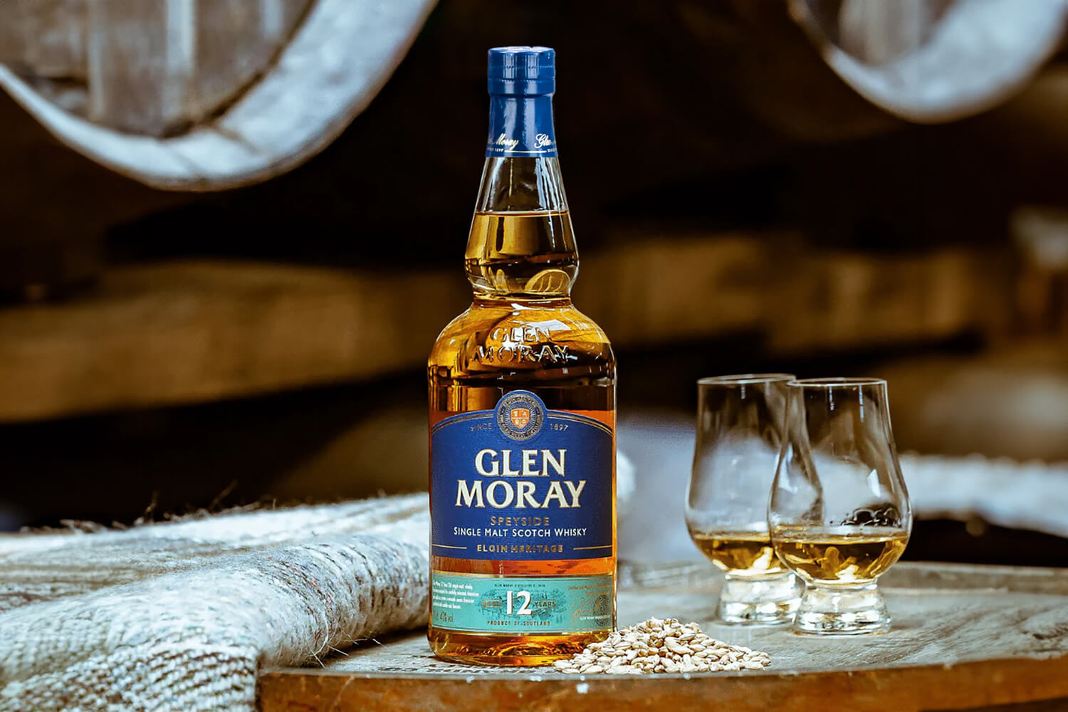 Glen Moray 12 YO trong BST Heritage của nhà chưng cất Glen Moray