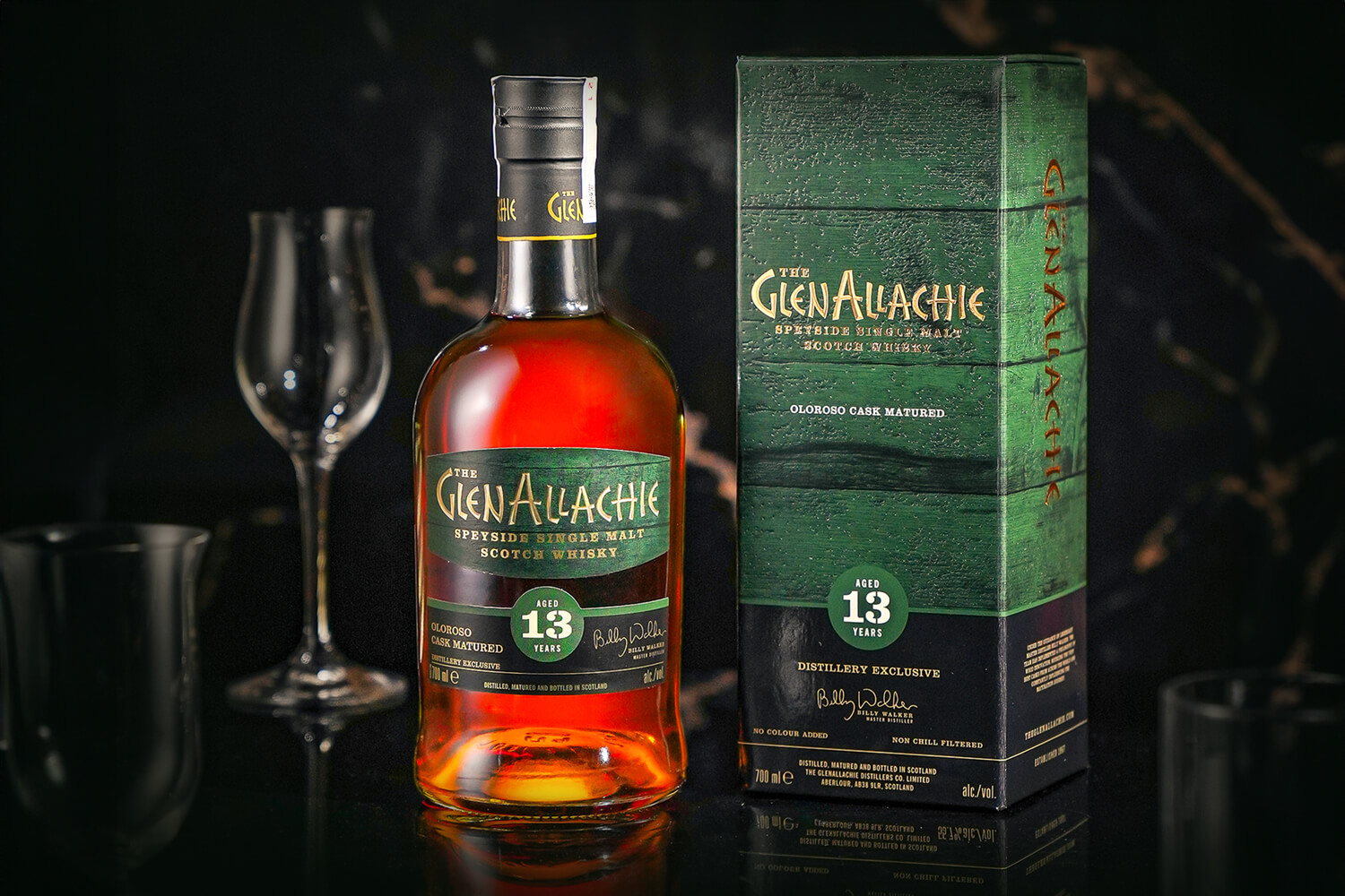GlenAllachie 13 YO được nuôi ủ hoàn thiện trong thùng Oloroso sherry