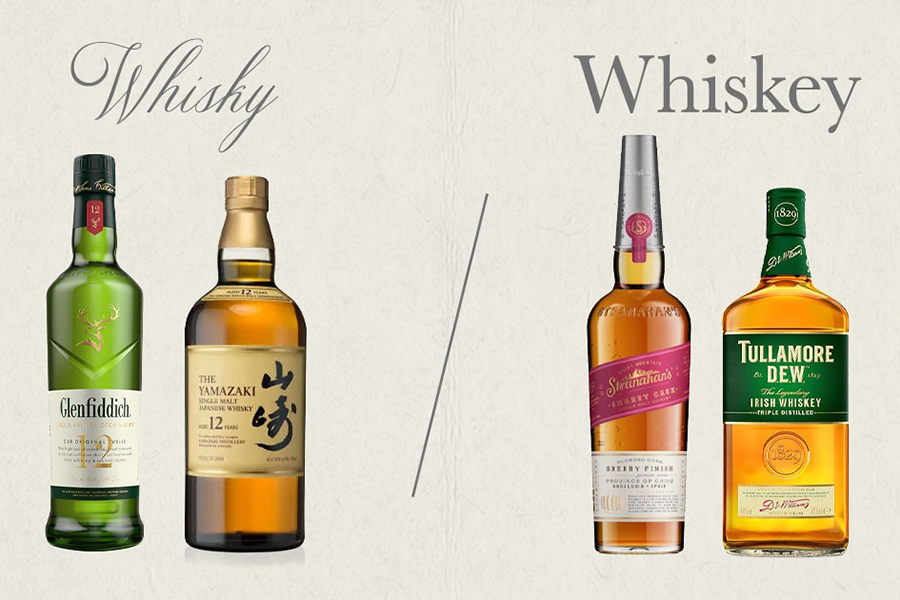 Whisky hay whiskey đều là cách gọi chung, bắt nguồn từ tiếng Gaelic cổ, nghĩa là “nước của sự sống”