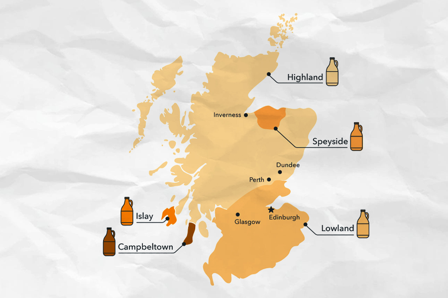 Dù từng là một khối thống nhất, whisky Highlands dần phân nhánh thành các vùng nhỏ với phong cách riêng biệt như Speyside, Campbeltown hay Islay.