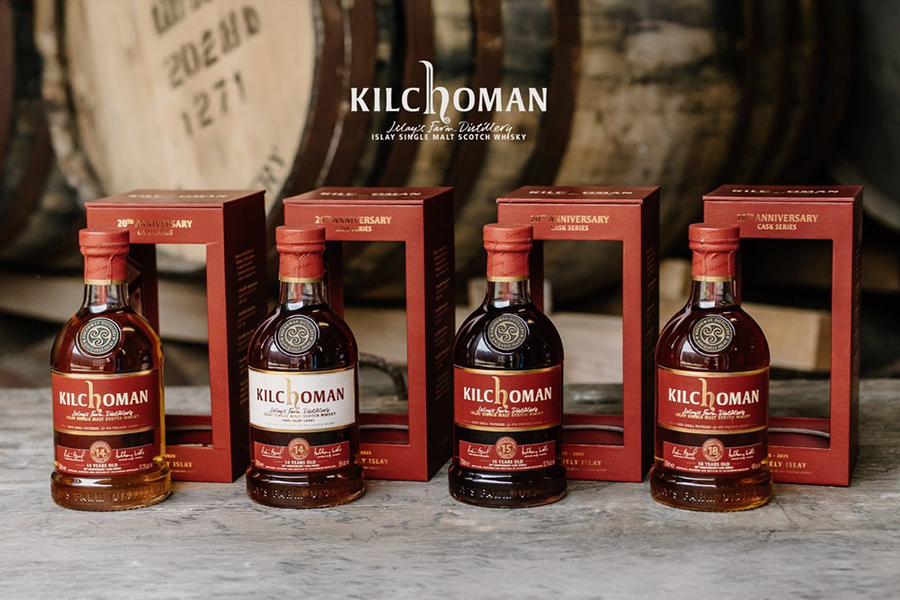 Bộ sưu tập 20th Anniversary Cask Series kỷ niệm 20 năm thành lập nhà máy Kilchoman