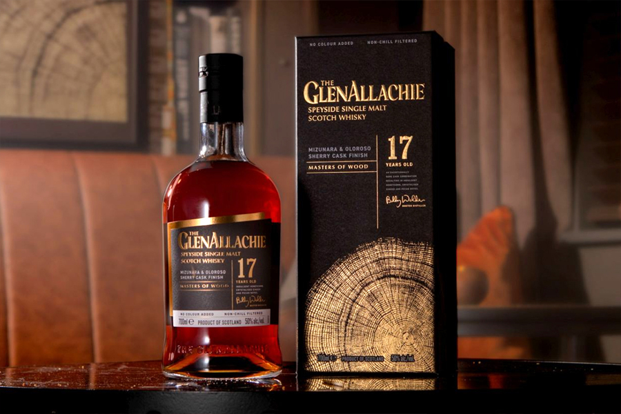 GlenAllachie 17 Yo Mizunara & Oloroso Cask - một trong những phiên bản thùng ủ sáng tạo của nhà sản xuất GlenAllachie