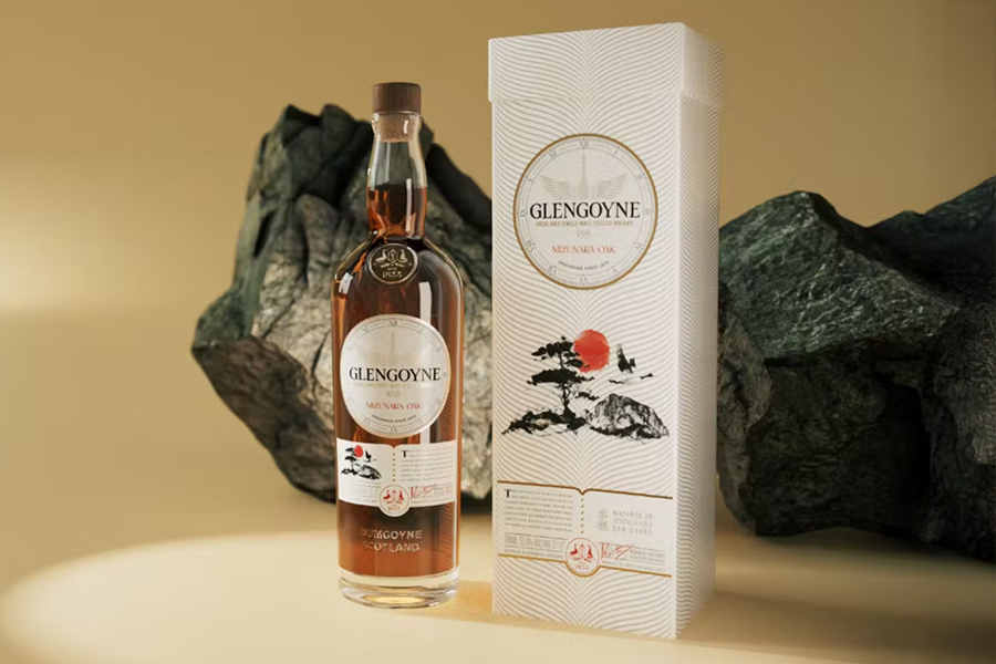 Glengoyne Mizunara Oak 16 YO là phiên bản ủ thùng Mizunara Oak hiếm có, vừa được Glengoyne ra mắt ngày 13/08/2025