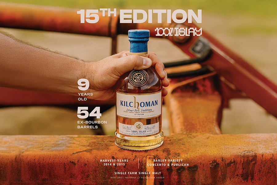 100% Islay ủ 9 năm được phối trộn từ 54 thùng ex-bourbon, chưng cất từ các vụ mùa Concerto và Publican 2014 – 2015