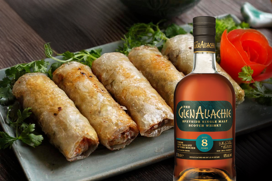 GlenAllachie 8 YO rất phù hợp để thưởng thức cùng nem rán