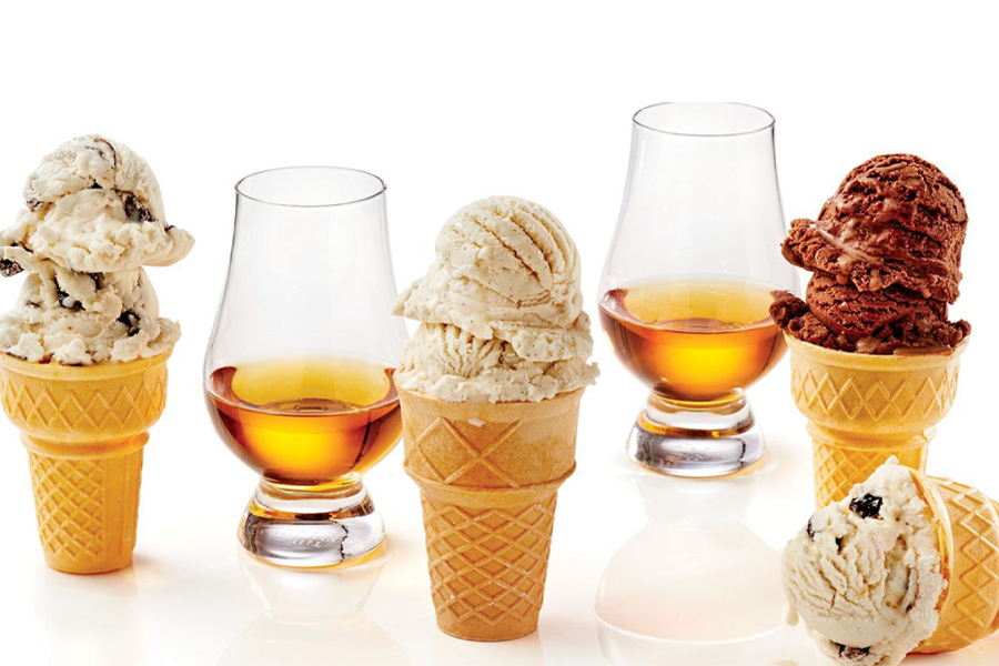 “Ice cream flavors” là cách để mô tả hương vị whisky có hương vanilla đậm, kết cấu dày, béo nhẹ, vị ngọt dịu và dư vị kéo dài