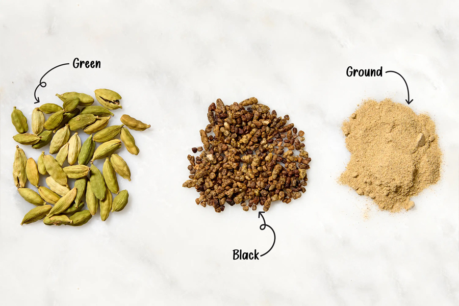 Các biến thể thường gặp của bạch đậu khấu Cardamom