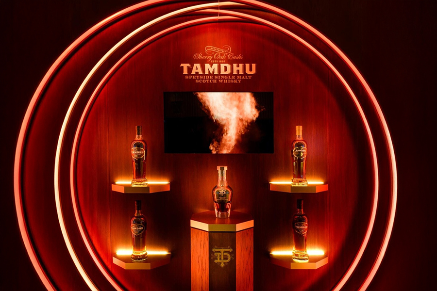 Danh mục whisky Tamdhu được trưng bày tại The Whisky Shop