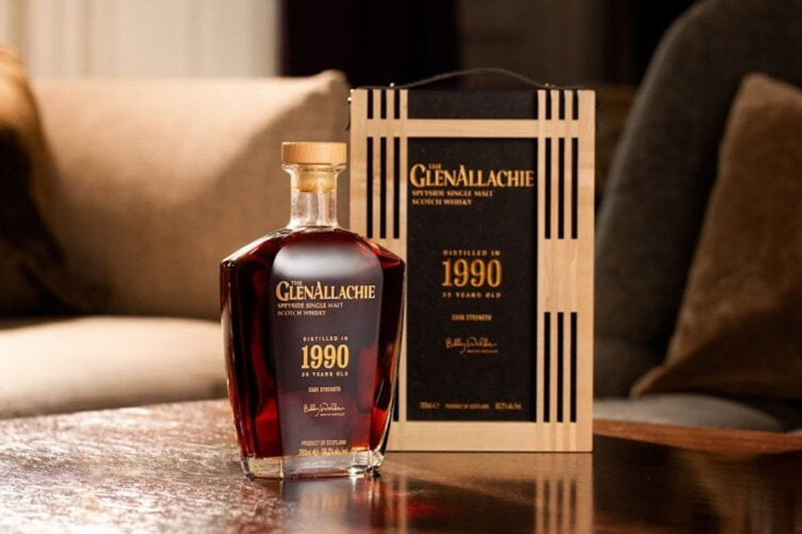 GlenAllachie 35 Year Old Cask Strength vừa được ra mắt tháng 3/2026 (Sản phẩm hiện chưa được phân phối tại thị trường Việt Nam)