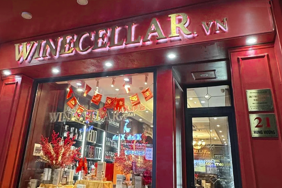 Cửa hàng WINECELLAR.VN tại địa chỉ 21 Hùng Vương, Hải Châu, Đà Nẵng