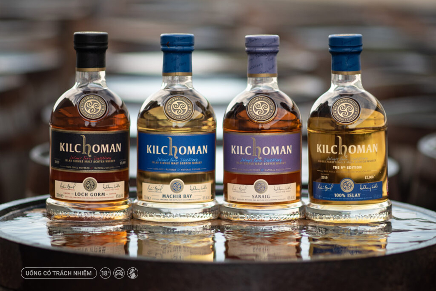 Khám phá đa dạng phong cách Peated Scotch Whisky cùng thương hiệu Kilchoman tại WHISKY.vn.
