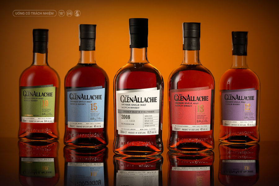 Thương hiệu GlenAllachie - Single malt Speyside nổi bật với phong cách whisky giàu hương vị và chiều sâu.