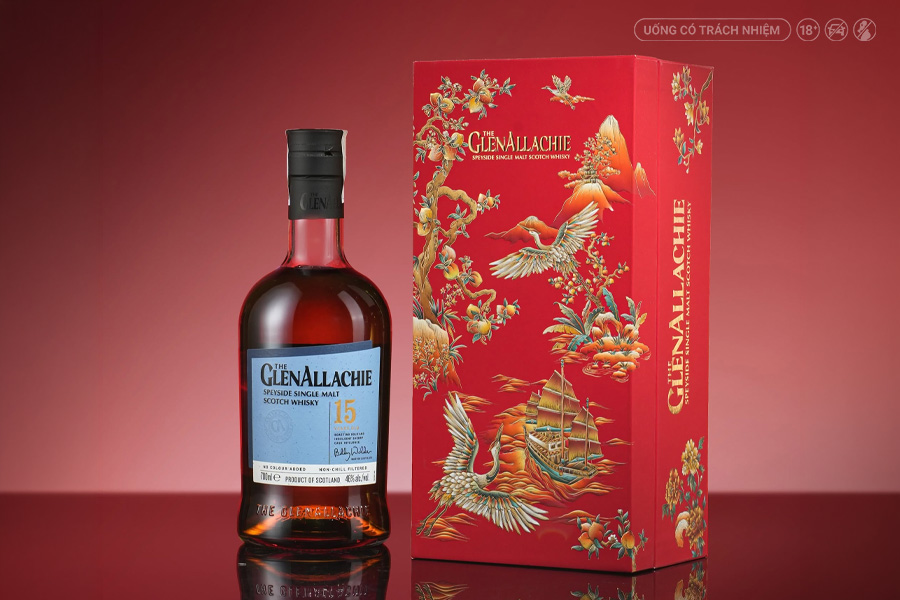 Giá set quà whisky Tết phụ thuộc vào whisky, hộp quà và phụ kiện đi kèm